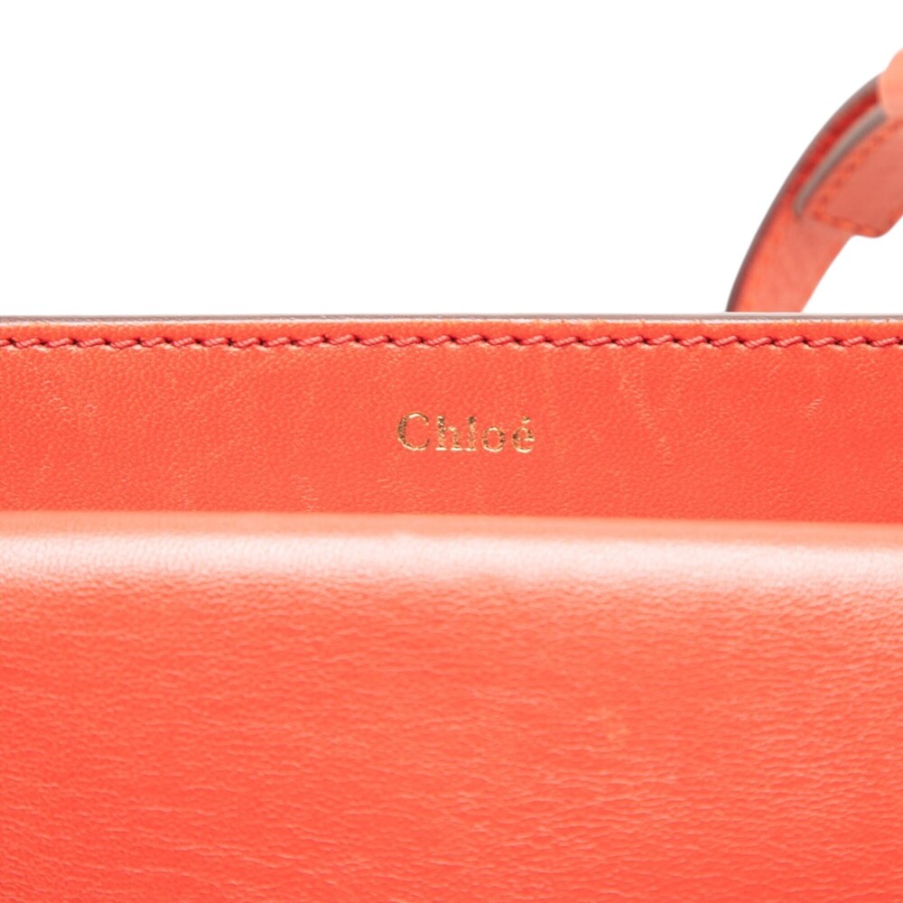 Pre-Loved Chloé Calfskin Georgia Double Flap Crossbody - Picture 5 of 6